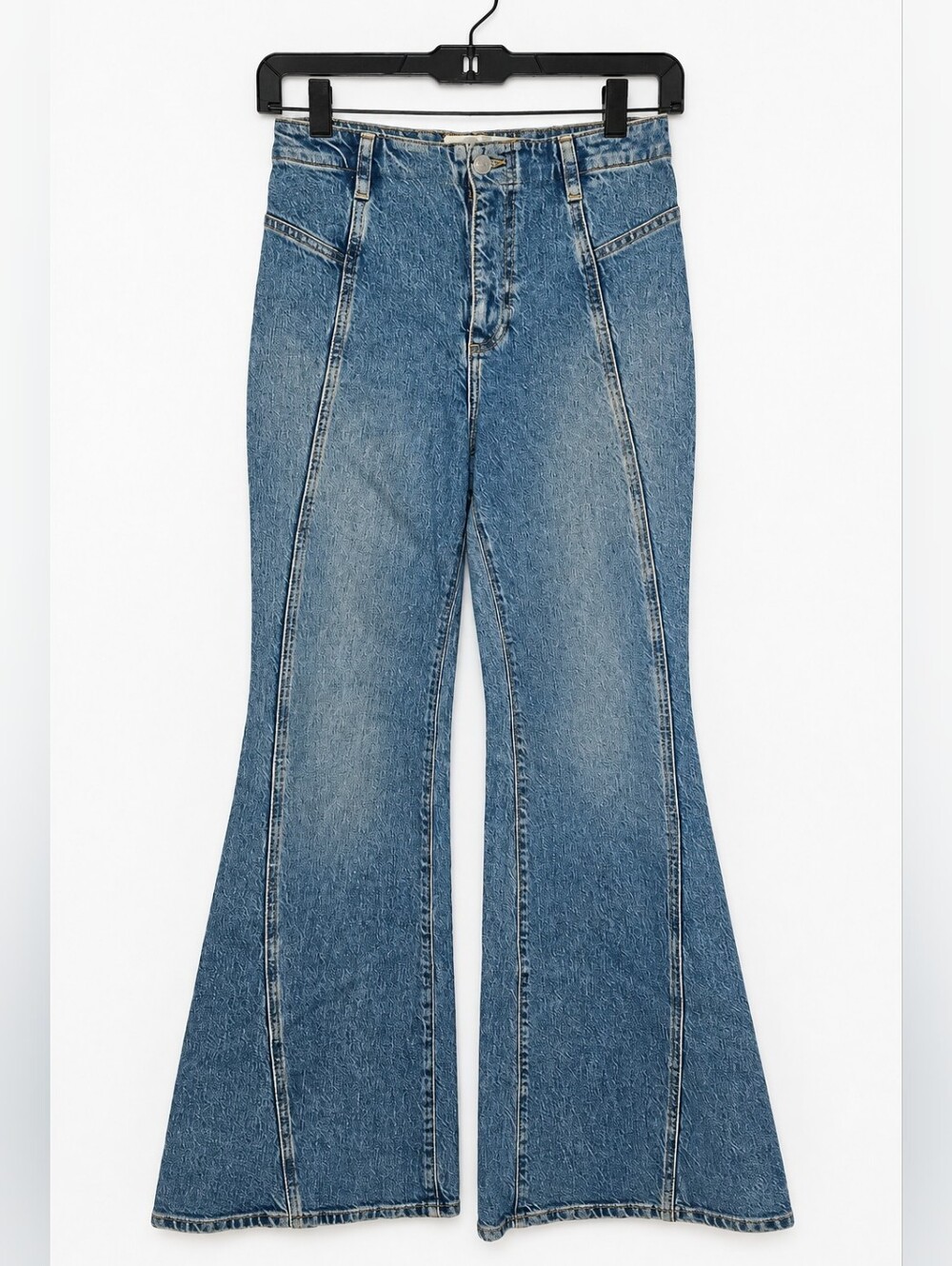 Free People We The Free Florence Flare Jeans Sz 25 Bell Bottom - Picture 2 of 8